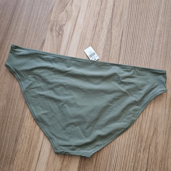 Aerie Full Coverage Classic Bikini Bottom Olive Green XXL - Picture 4 of 4